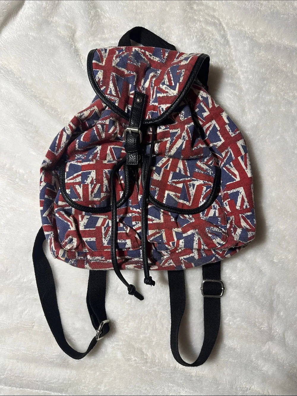 Unbranded Union Jack Canvas Backpack